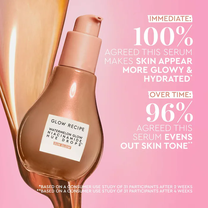 Glow Recipe Watermelon Glow Niacinamide Hue Drops Sun Glow Serum - Image 2