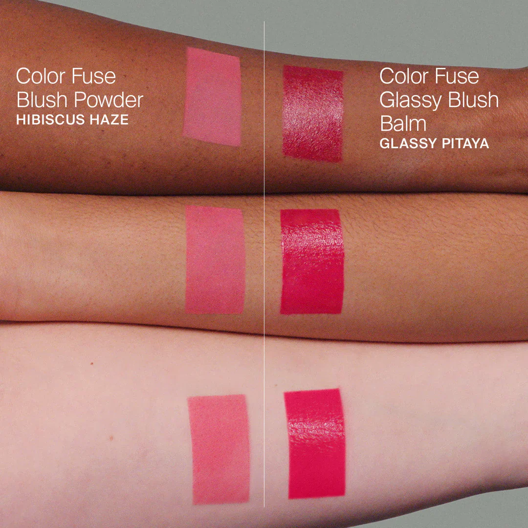 HAUSLABS COLOR FUSE INNOVATION GLASSY BALM + POWDER BLUSH DUO - Image 6