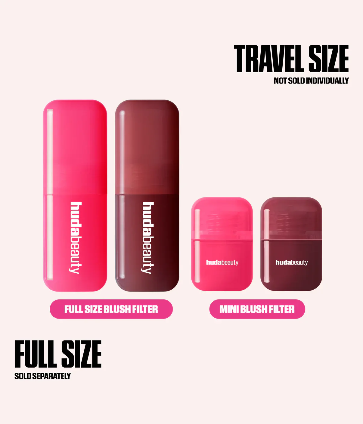 HUDA BEAUTY BABY BLUSH INTENSE MOCKTAIL DUO KIT - Image 6
