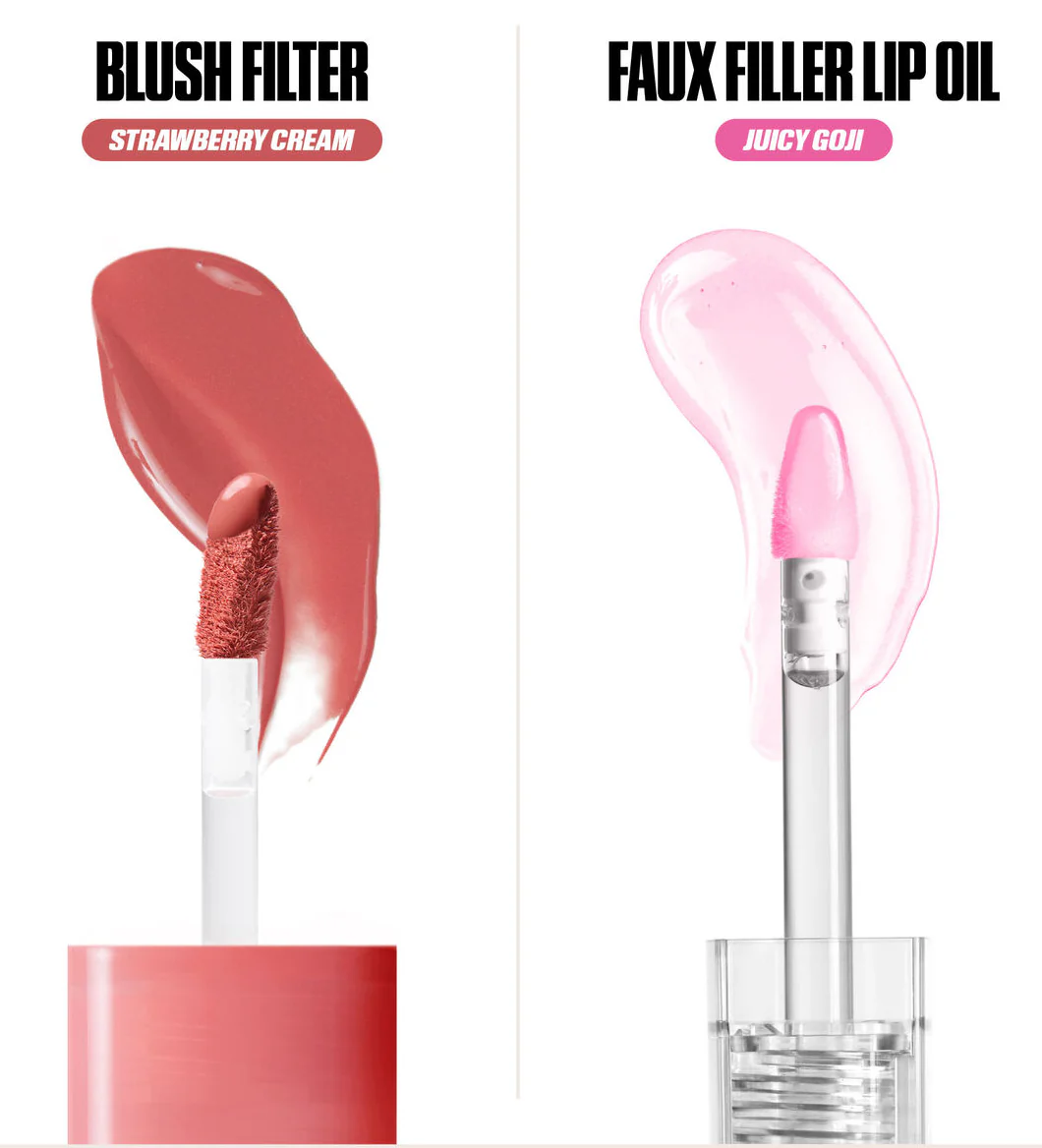 Huda Beauty Cheek & Lip Duo Berries and Cream - Image 2
