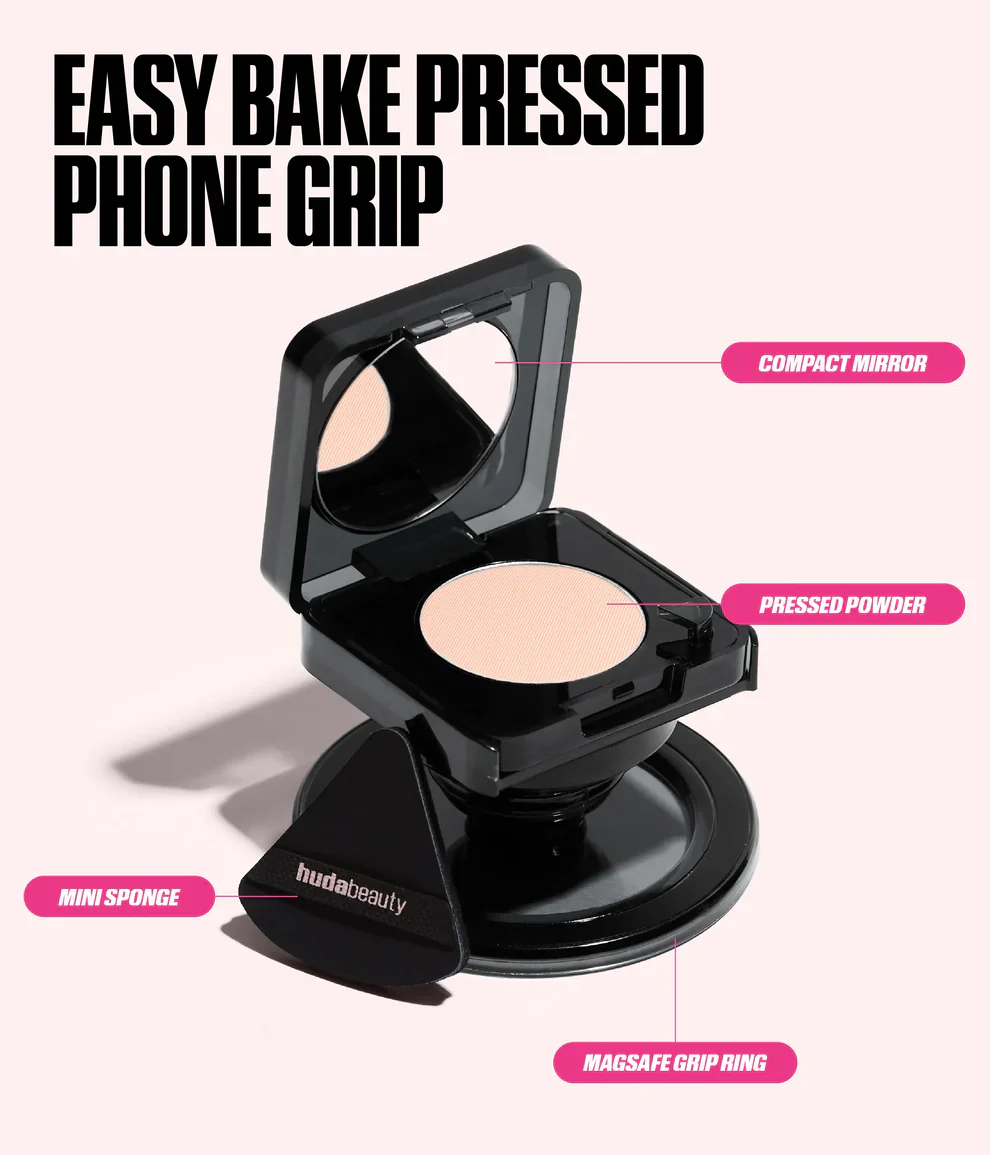 HUDA BEAUTY EASY BAKE PRESSED POWDER PHONE GRIP - Image 4