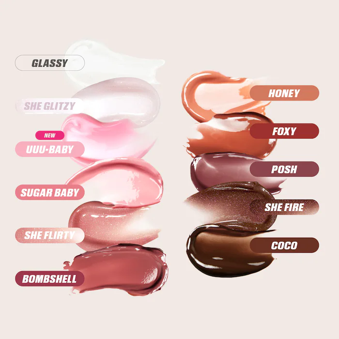Huda Beauty FAUX FILLER Extra Shine Lip Gloss - Image 11