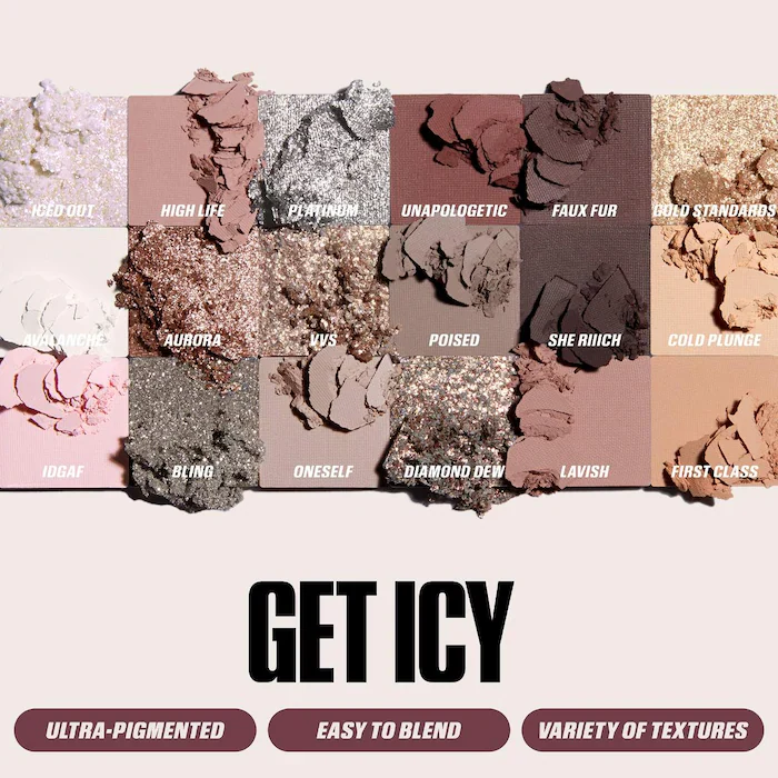 HUDA BEAUTY Icy Nude Eyeshadow Palette - Image 4