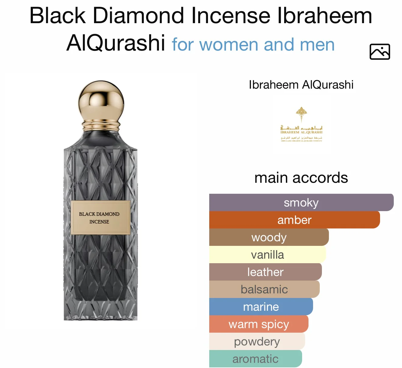 IBRAQ Black Diamond Incense - Image 2