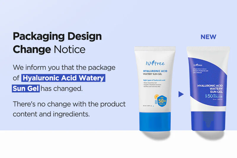 Isntree - Hyaluronic Acid Watery Sun Gel SPF50+PA++++ (50ml) - Image 3