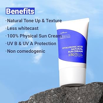 Isntree Hyaluronic Acid Natural Sun Cream - Image 4