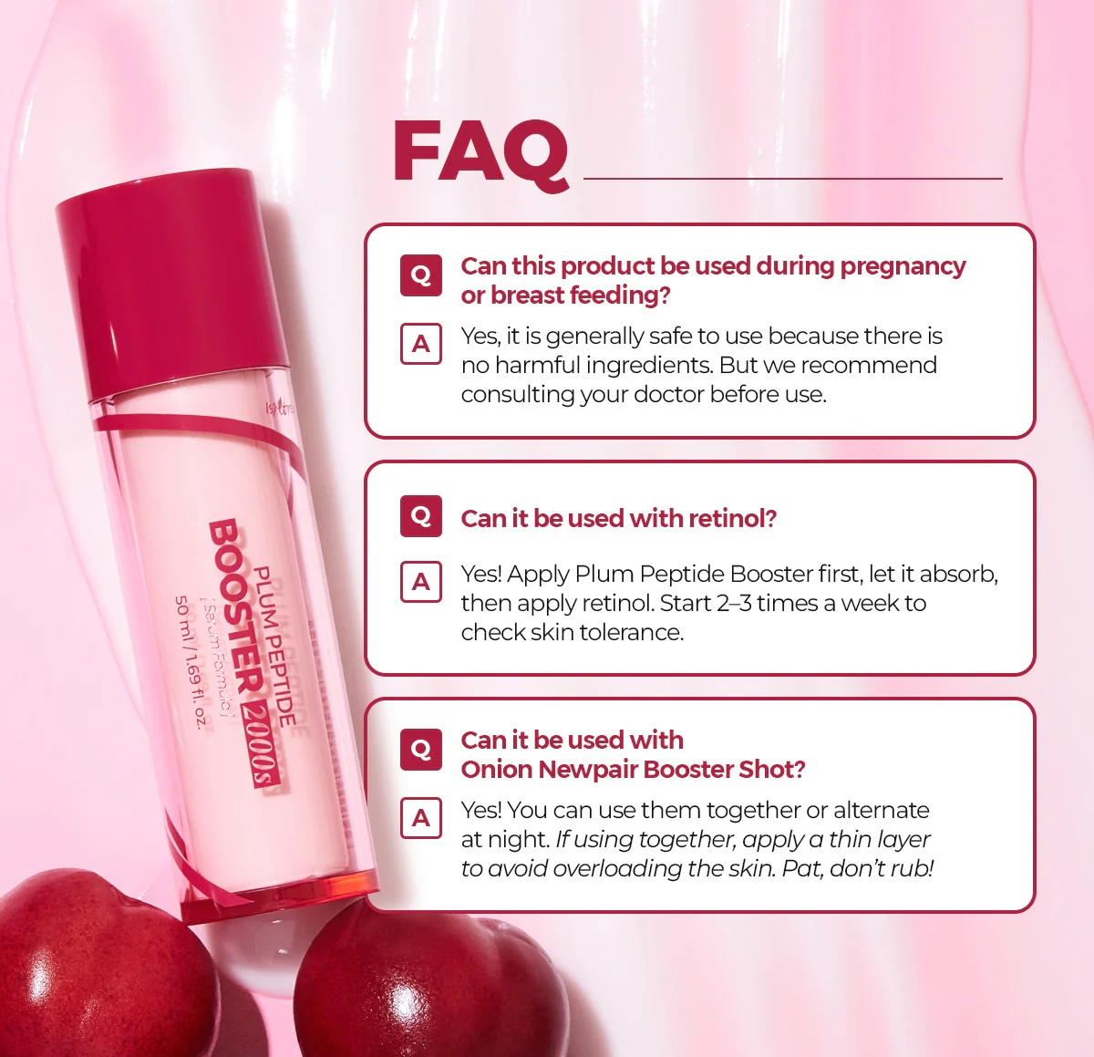 Isntree Plum Peptide Booster 2000s - Image 3