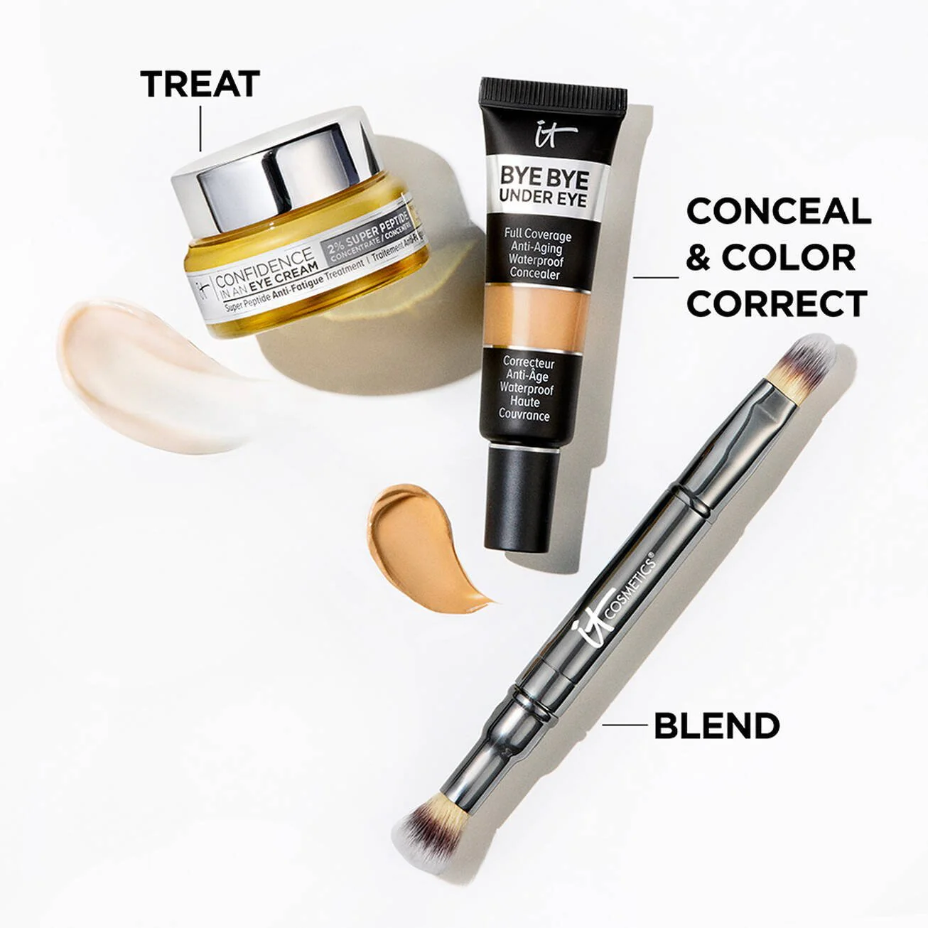 IT Cosmetics Bye Bye Under Eye Full Coverage Anti-Aging Waterproof Concealer(mini size) - Image 5