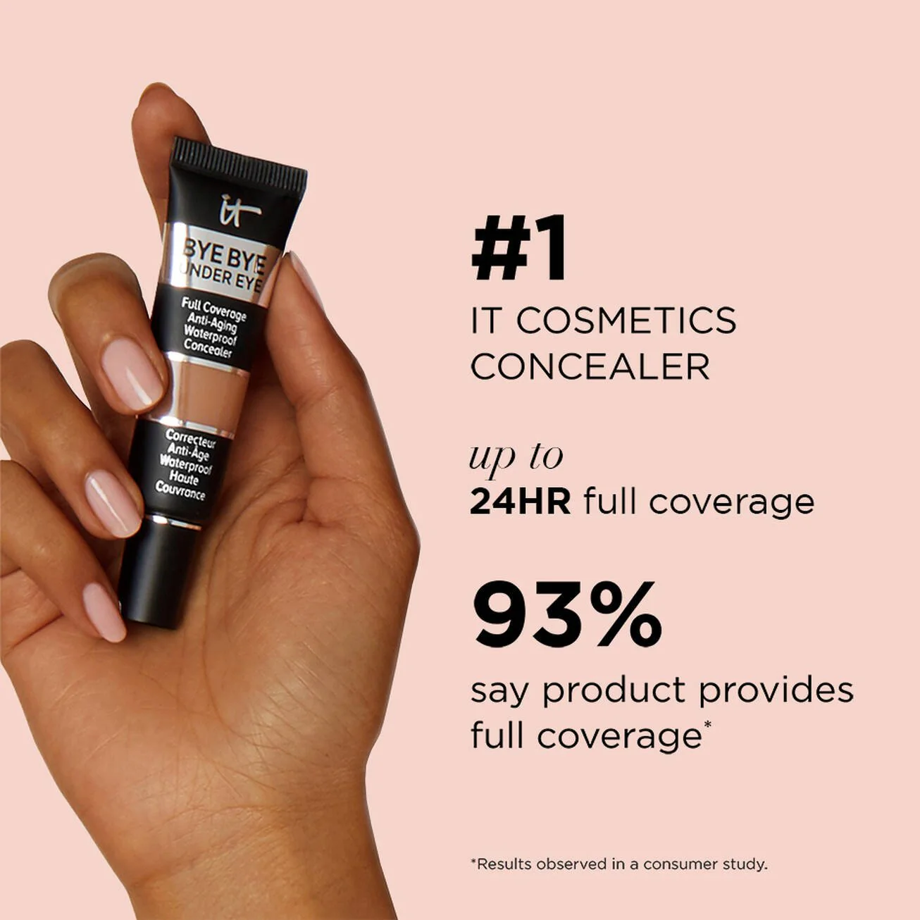 IT Cosmetics Bye Bye Under Eye Full Coverage Anti-Aging Waterproof Concealer(mini size) - Image 8