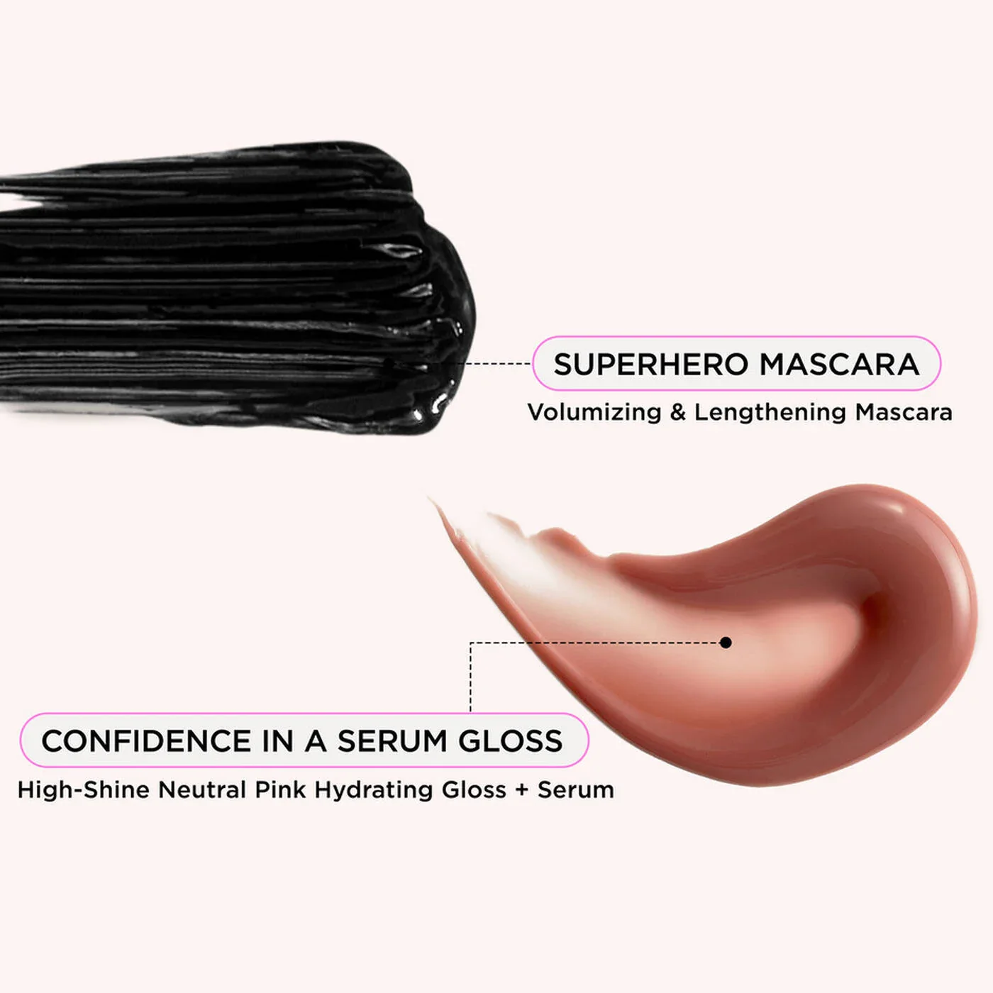 IT COSMETICS MINI MASCARA & LIP GLOSS MAKEUP GIFT SET - Image 2
