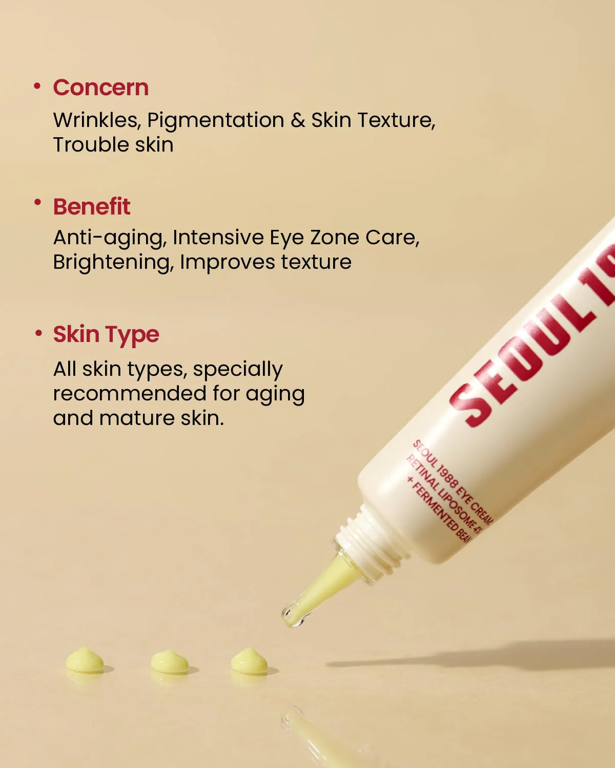 K-SECRET SEOUL 1988 Eye Cream Retinal Liposome 4% + Fermented Bean - Image 5