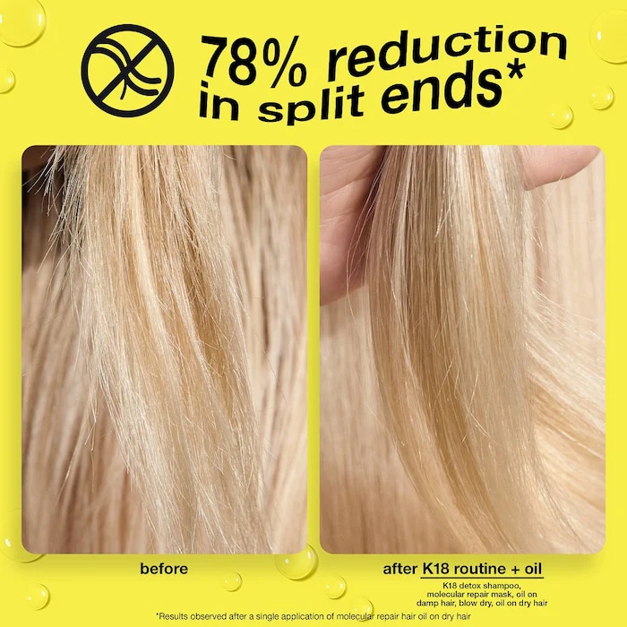 K18 Biomimetic Hairscience Molecular Repair Hair Oil ( mini size ) - Image 8