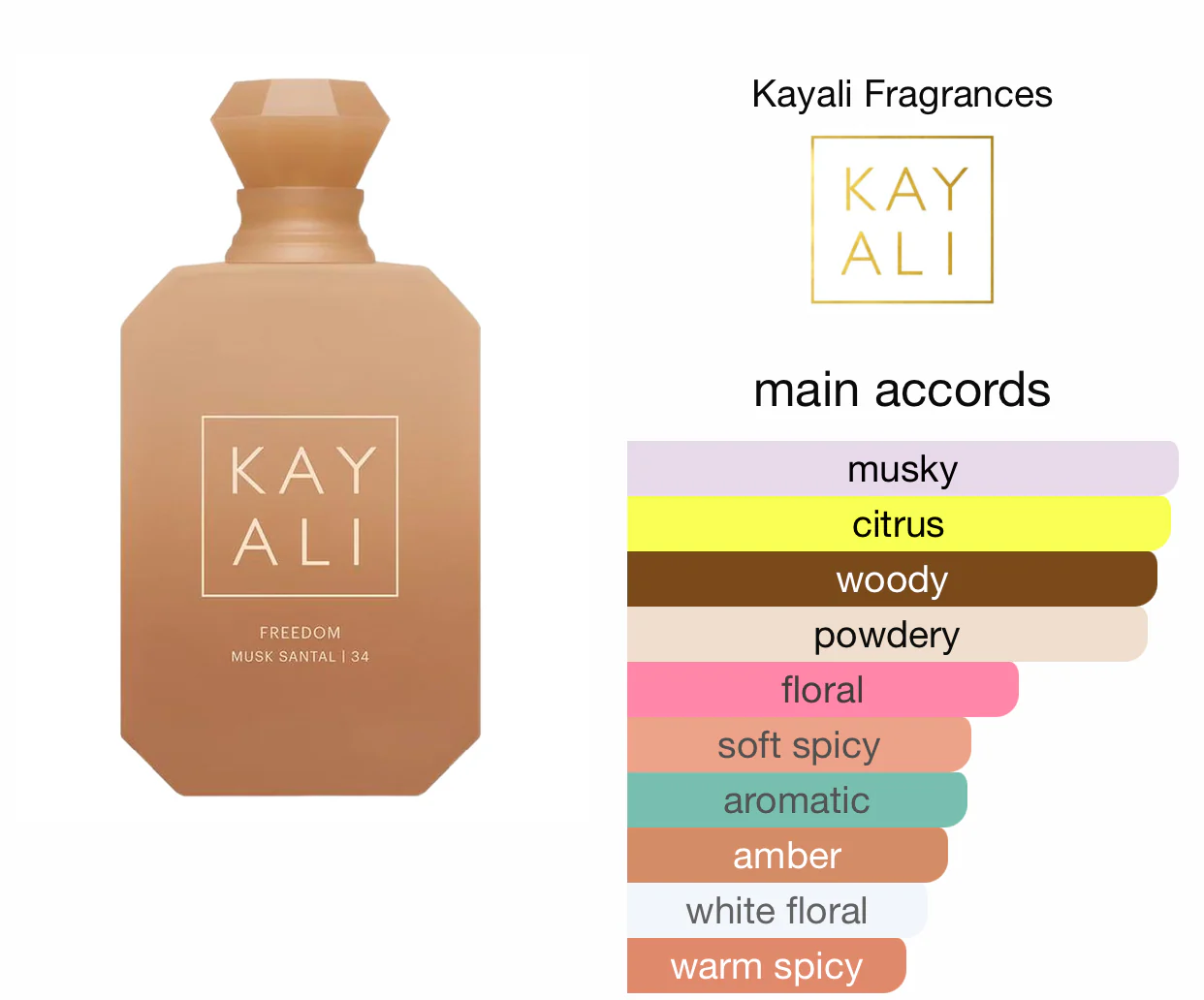 KAYALI 
FREEDOM MUSK SANTAL | 34 Eau de Parfum - Image 2