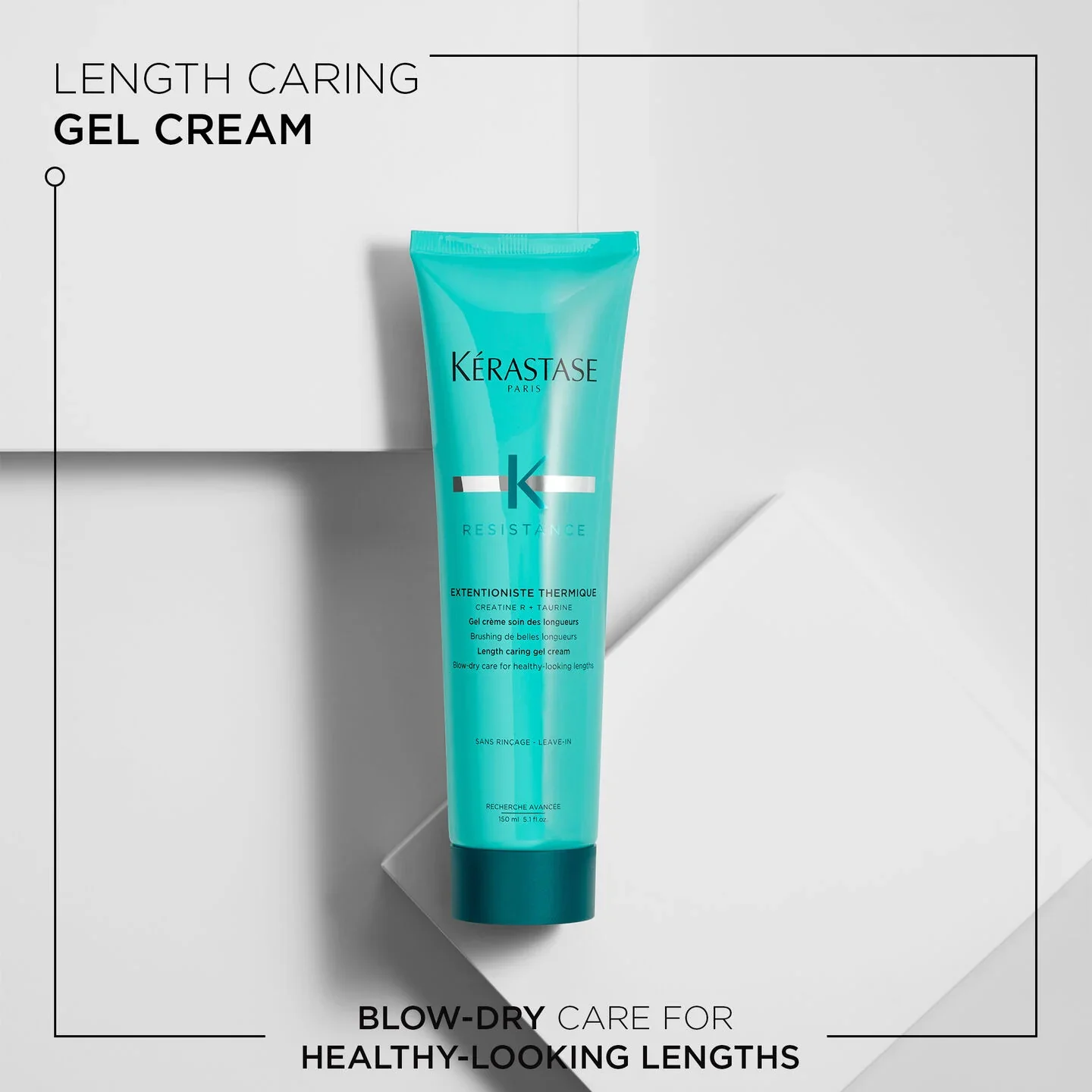 Kérastase Resistance Extentioniste Thermique Blow Dry Heat Protectant Cream For Damaged Hair - Image 2