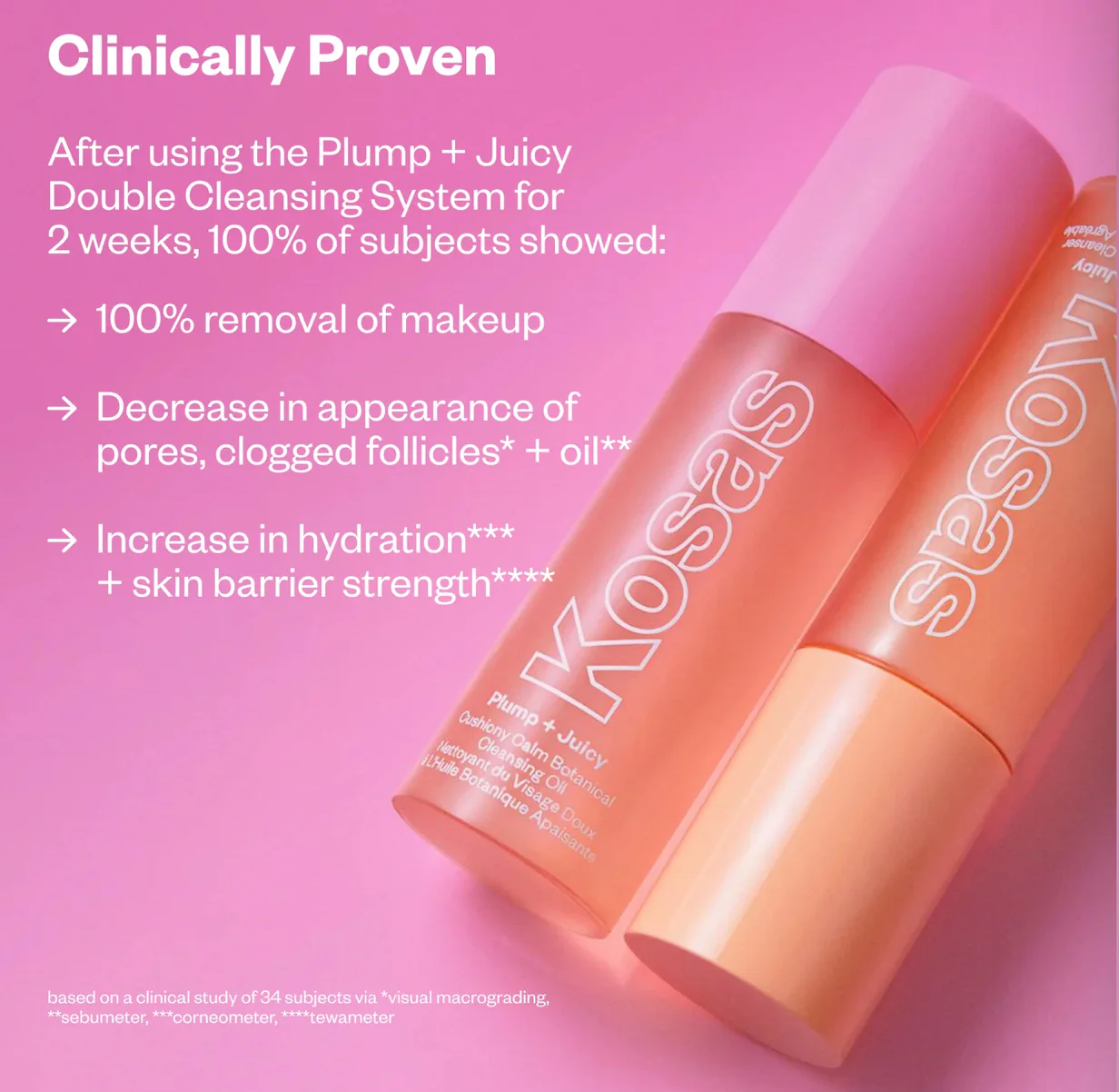 KOSAS Mini Plump + Juicy Double Cleansing System - Image 5