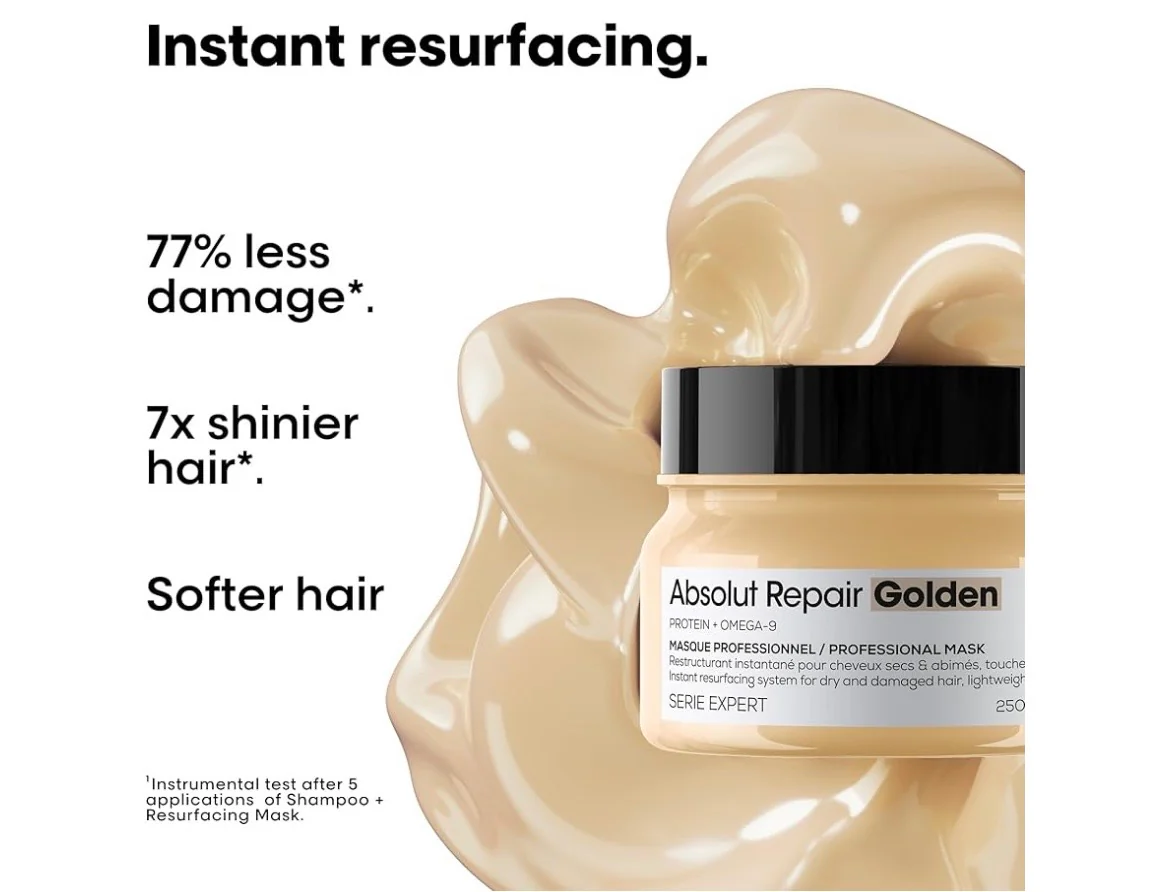 L’Oréal Professionnel Absolut Repair Golden Mask - Image 3