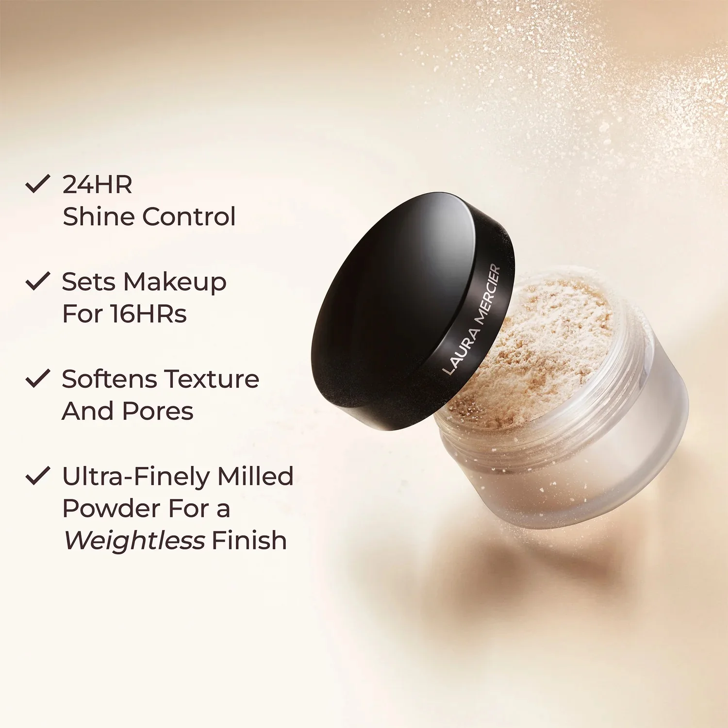 Laura Mercier Translucent Loose Setting Powder (Mini Size) - Image 4