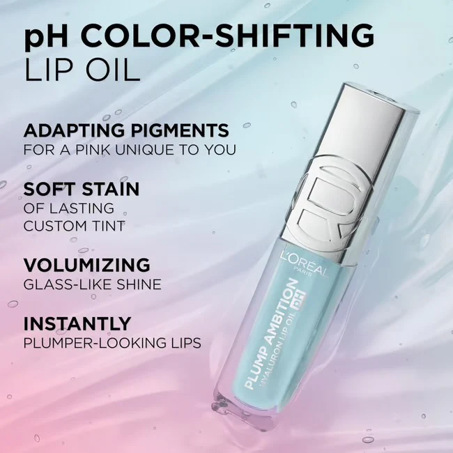 L'Oreal Paris Plump Ambition pH Hyaluron Lip Oil - Image 7