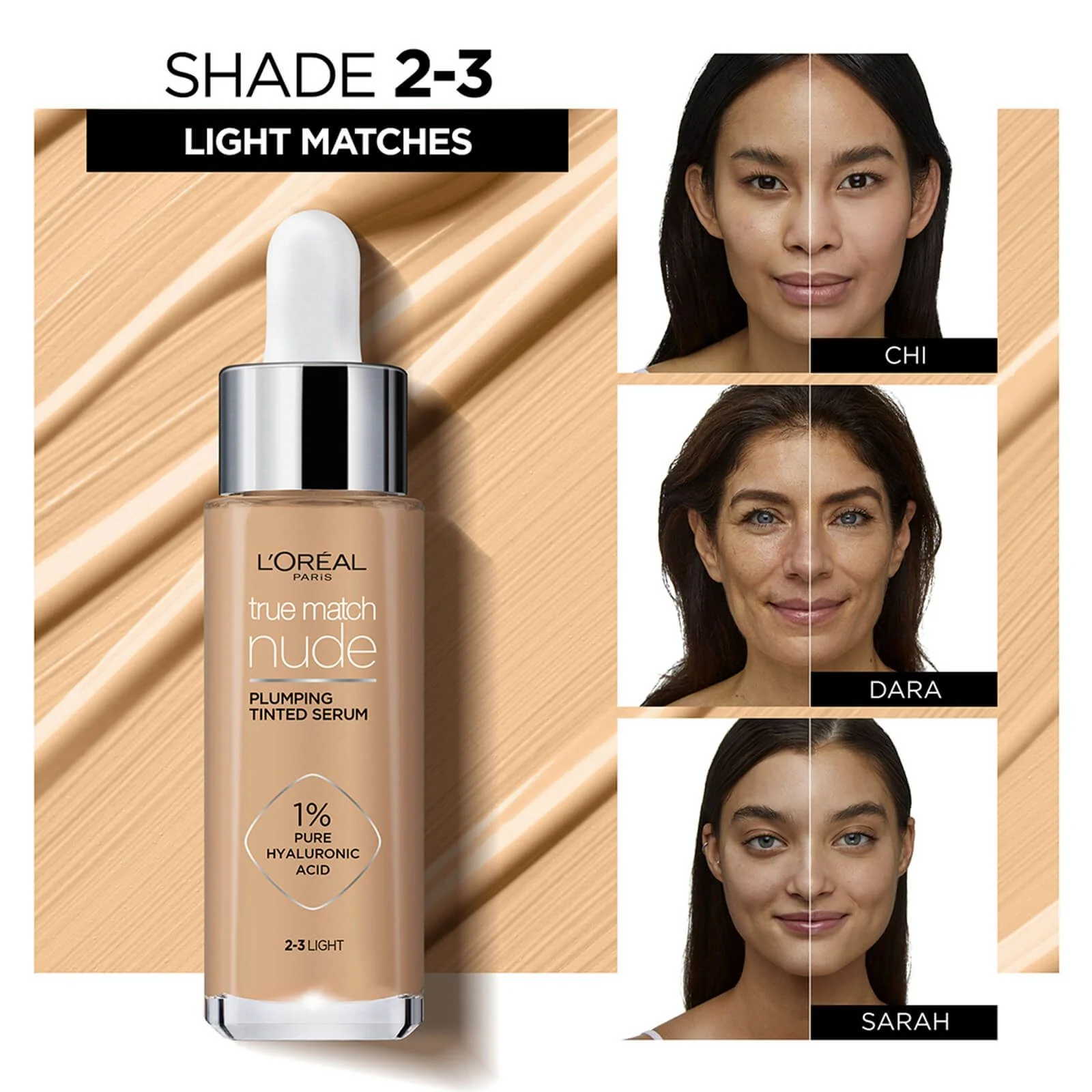 Loreal Paris True Match Nude Plumping Tinted Serum - Image 3