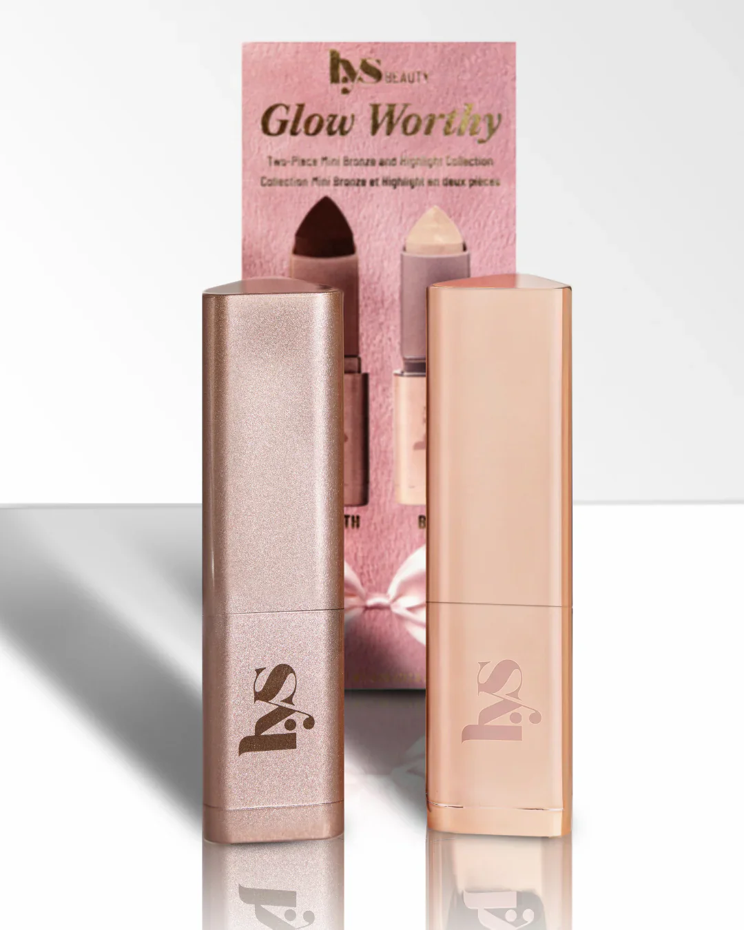 LYS Beauty Glow Worthy Two-Piece Mini Bronze & Highlight Collection - Image 3