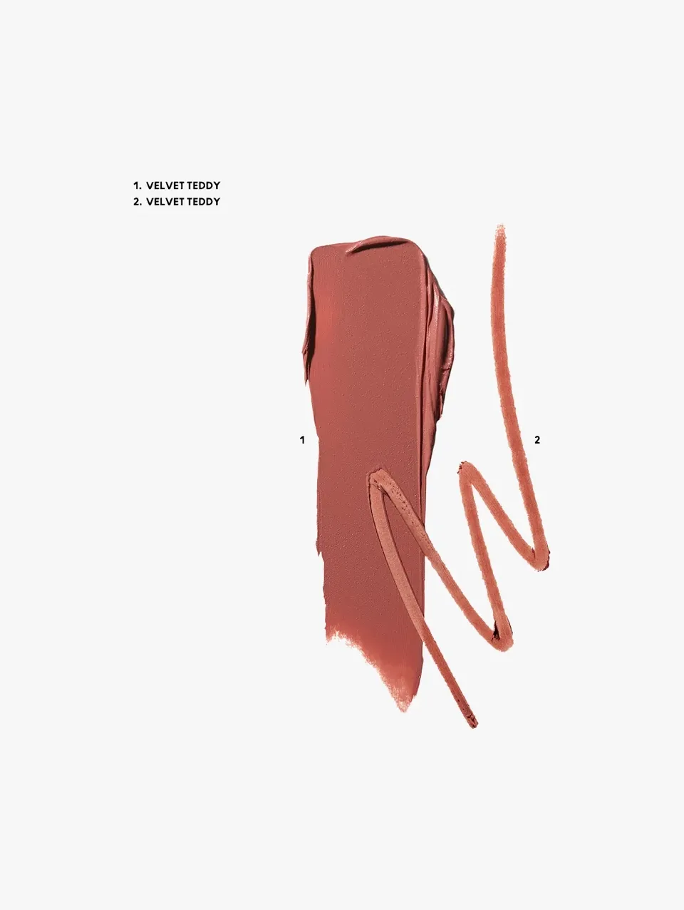 MAC TOPSY TEDDY LIP KIT (Macximal matte lipstick + lip pencil) - Image 2