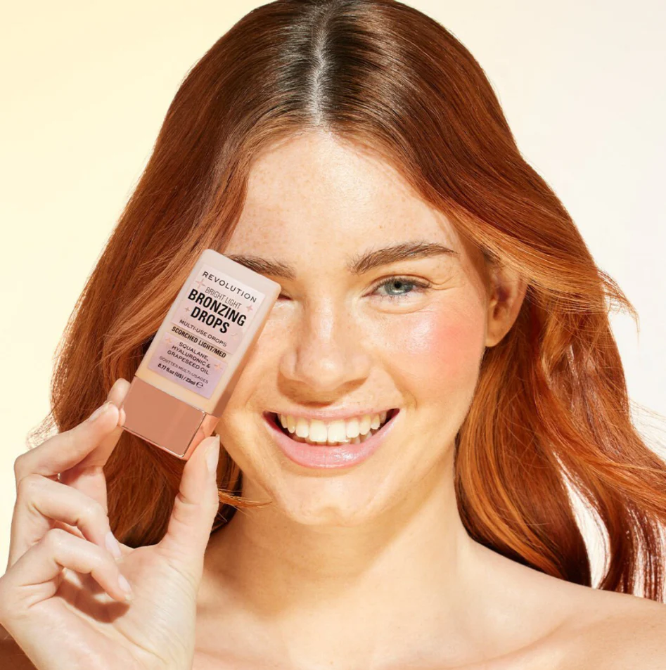 Makeup Revolution Bright Light Blush Drops Pink Rosie - Image 2