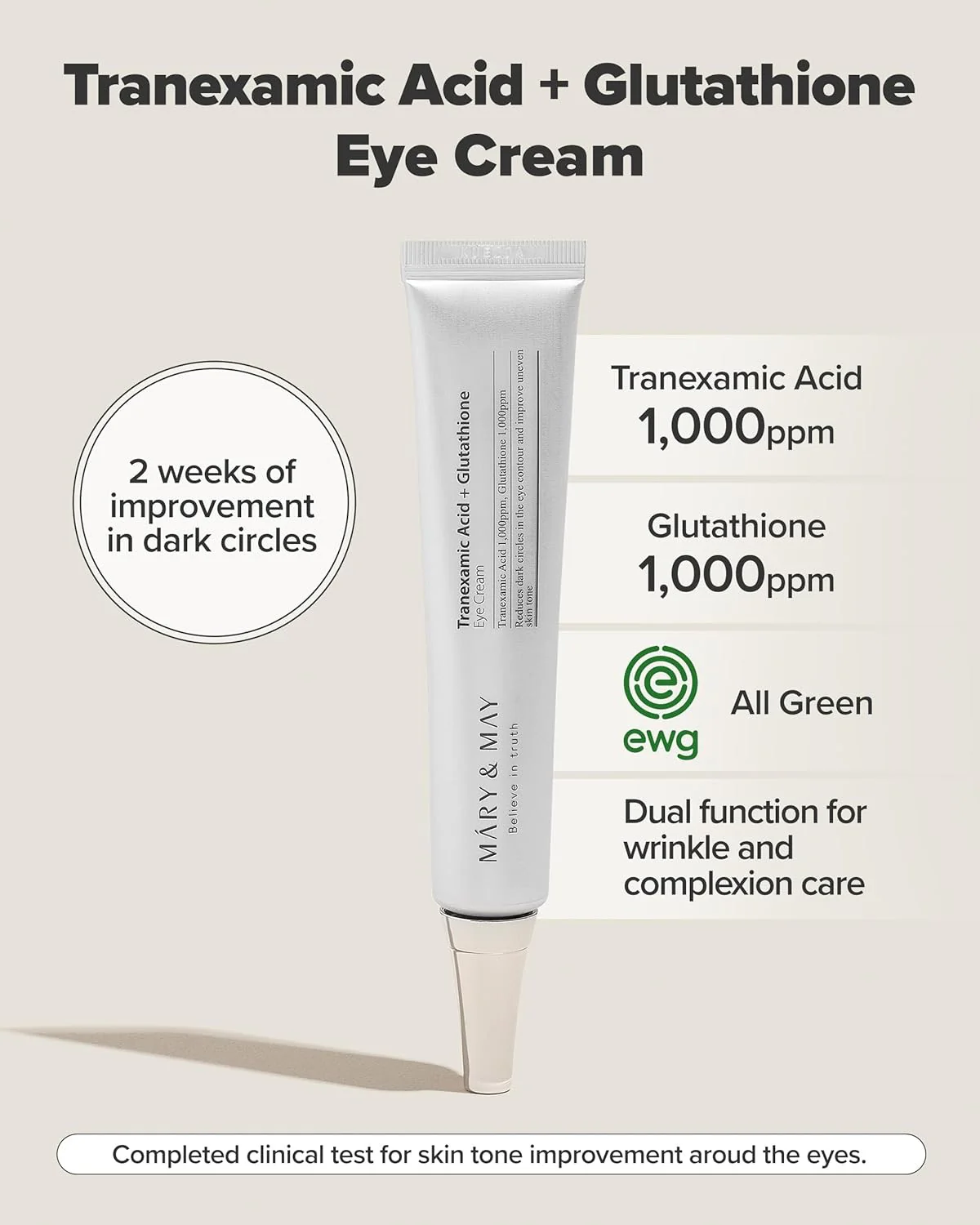 Mary and may tranexamic acid eye cream (mini size) - Image 7