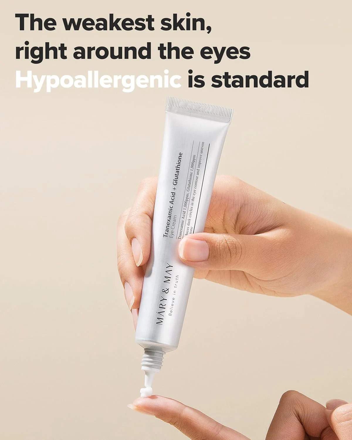 mary&may eye cream Tranexamic Acid + Glutathione - Image 4