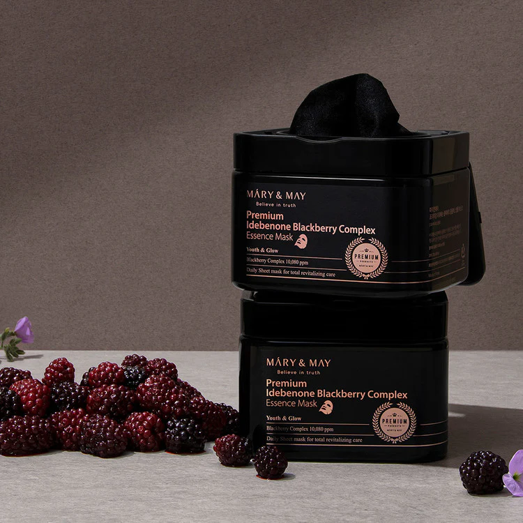 Mary&May Premium Idebenon Blackberry Complex Essence Mask - Image 2