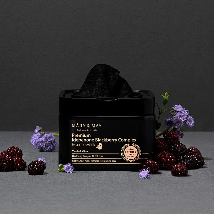 Mary&May Premium Idebenon Blackberry Complex Essence Mask - Image 5