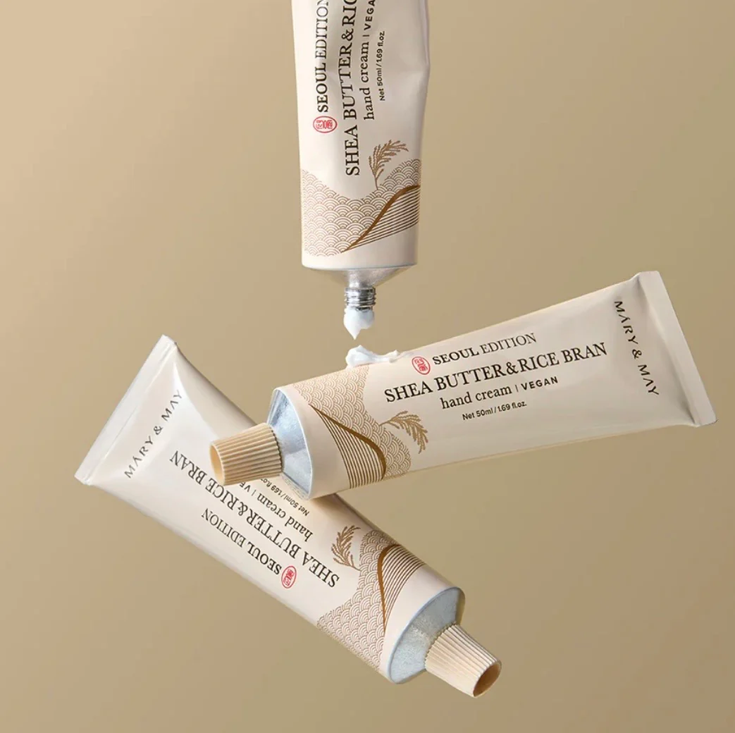 Mary&May Seoul Edition SHEA BUTTER & RICE BRAN Hand Cream - Image 3