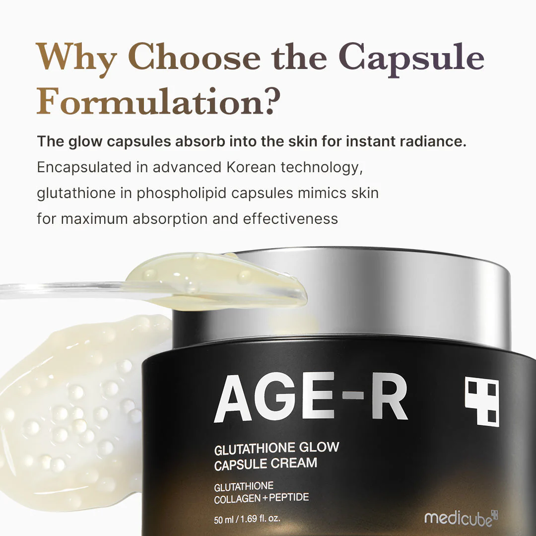 Medicube AGE-R Glutathione Glow Capsule Cream - Image 5