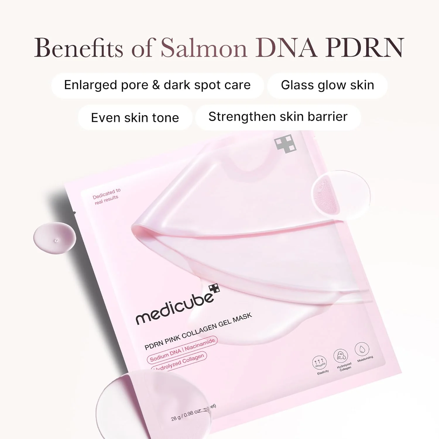 Medicube Salmon DNA PDRN pink collagen jelly gel mask - Image 5