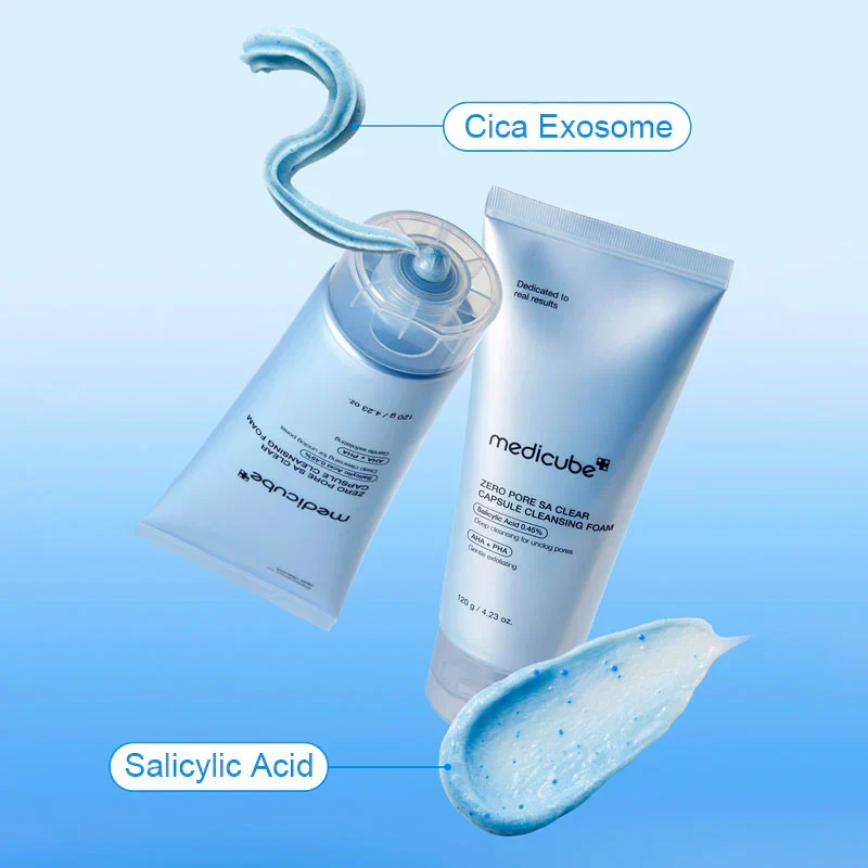 Medicube Facial Cleanser Zero Pore Capsule Cleansing Foam - Image 4