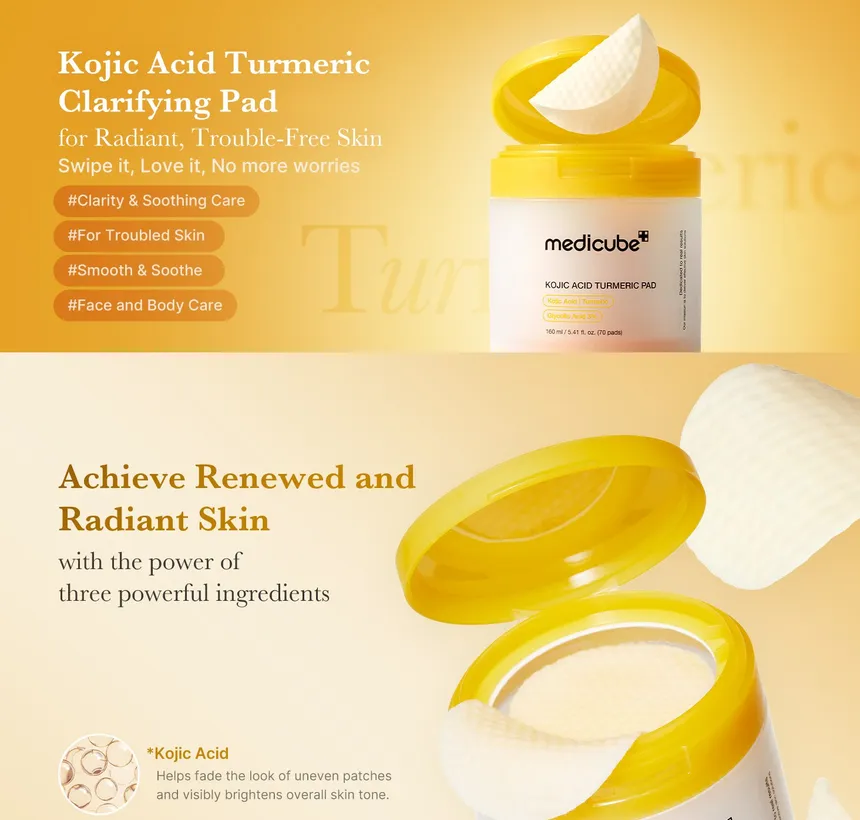 Medicube Kojic Acid Turmeric Pads - Image 2
