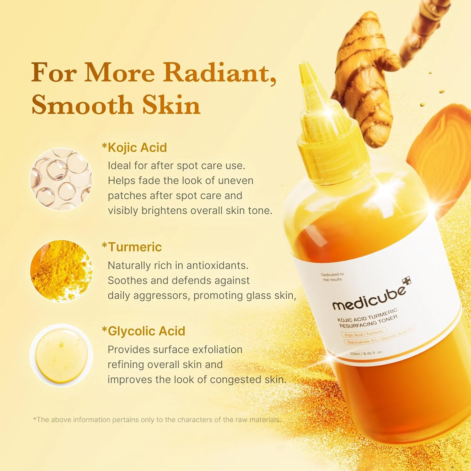 Medicube Kojic Acid Turmeric Resurfacing Toner - Image 2
