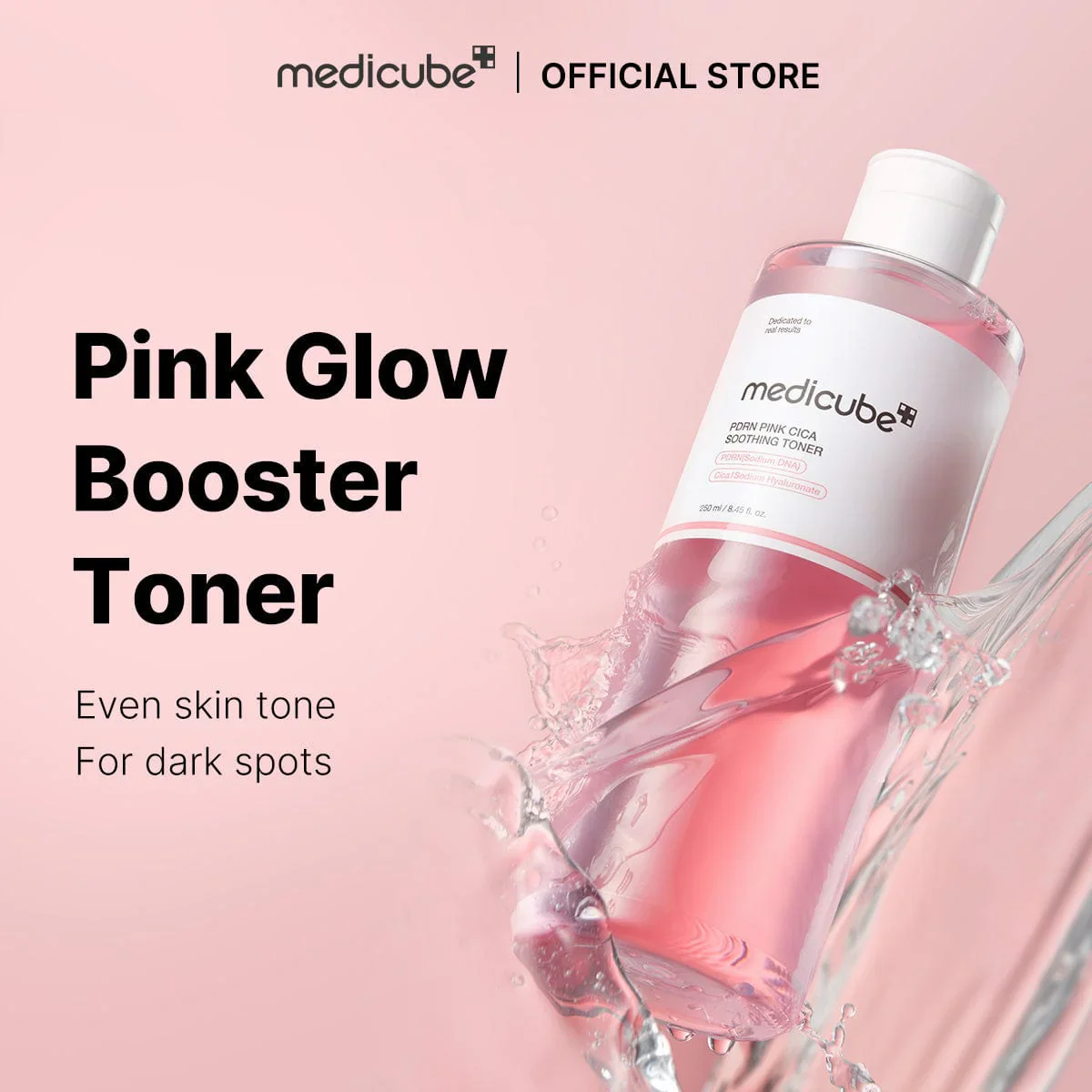 Medicube PDRN Pink Cica Soothing Toner - Image 6