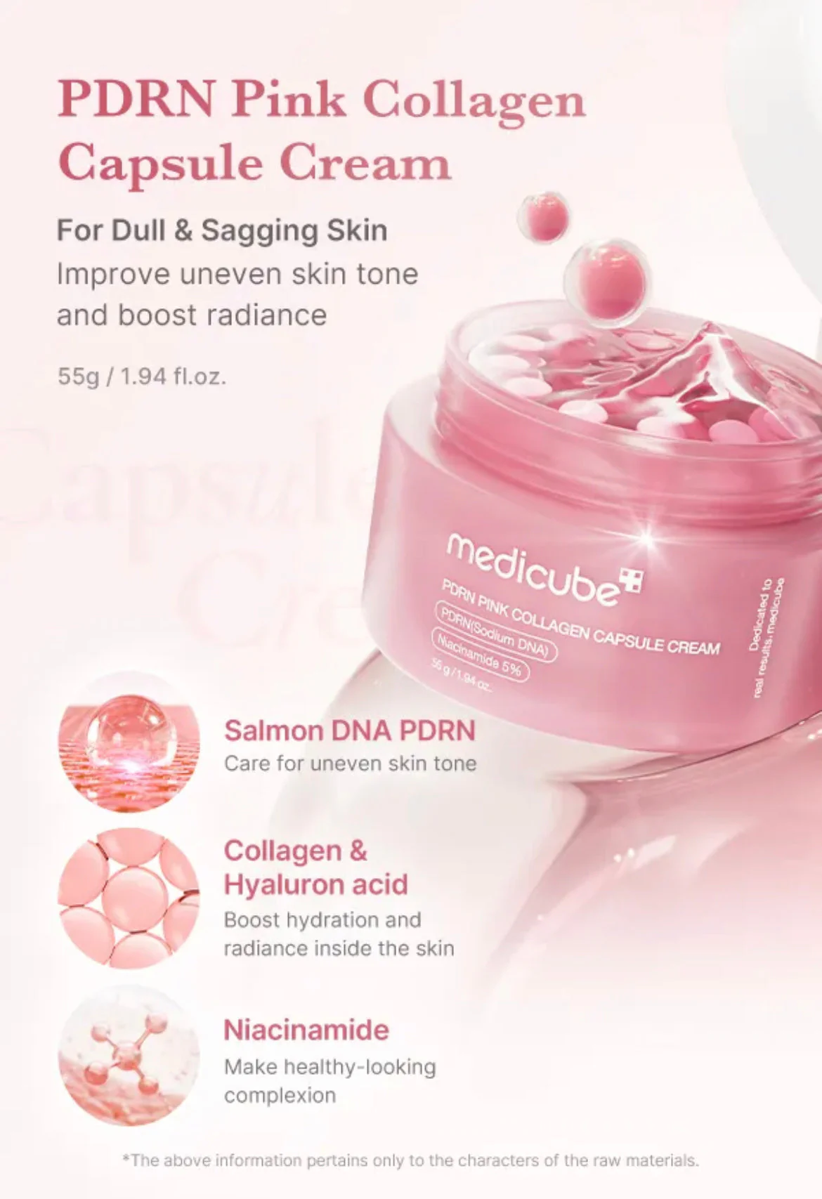 medicube PDRN Pink Collagen Capsule Cream - Image 3