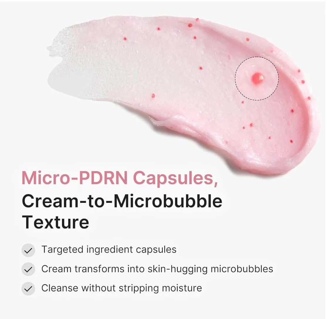Medicube PDRN Pink Glutathione Capsule Cleansing Foam - Image 6
