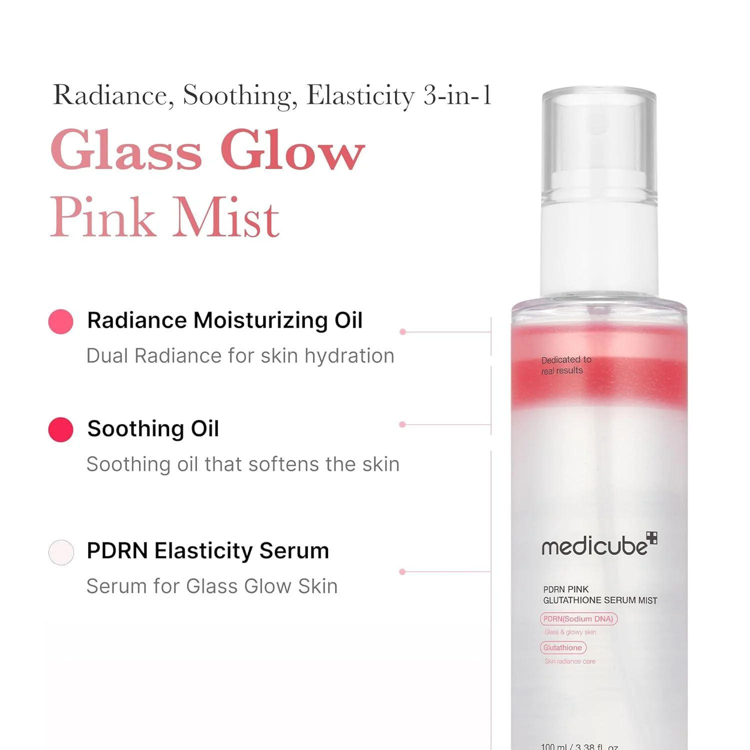 Medicube PDRN Pink Glutathione Serum Mist - Image 3