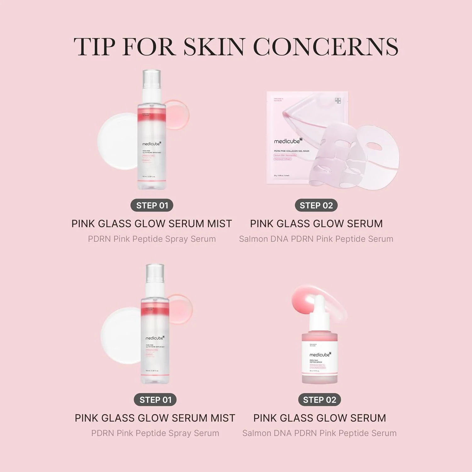 Medicube PDRN Pink Glutathione Serum Mist - Image 5