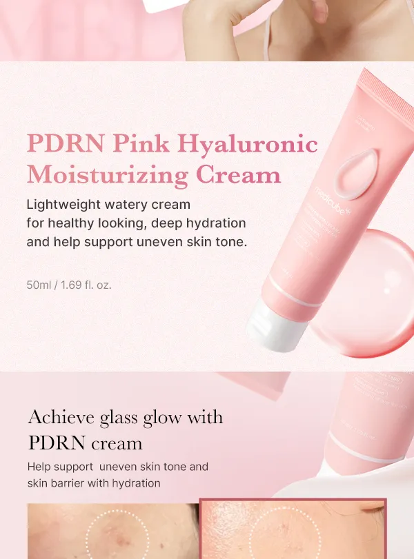 Medicube PDRN Pink Hyaluronic Moisturizing Cream - Image 3