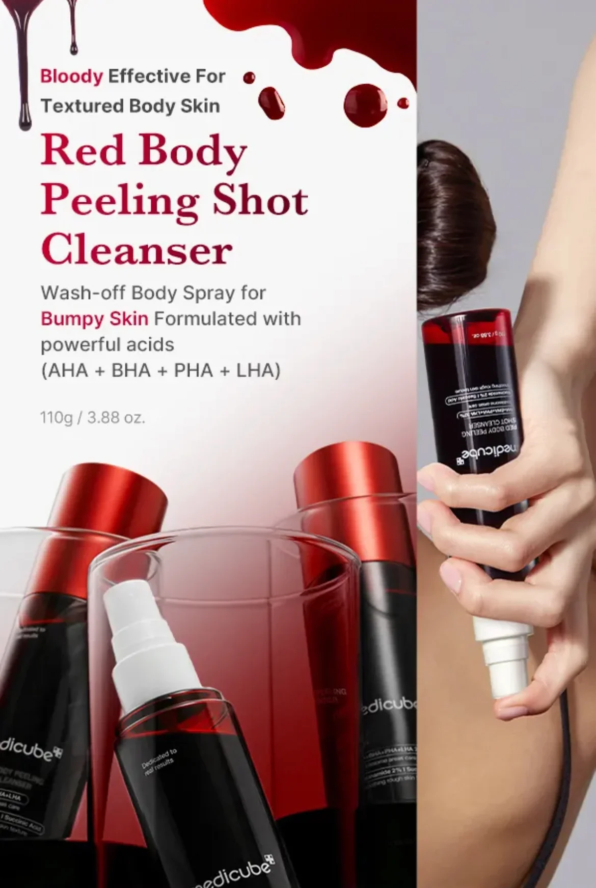 Medicube Red Acne Body Peeling Shot - Image 3