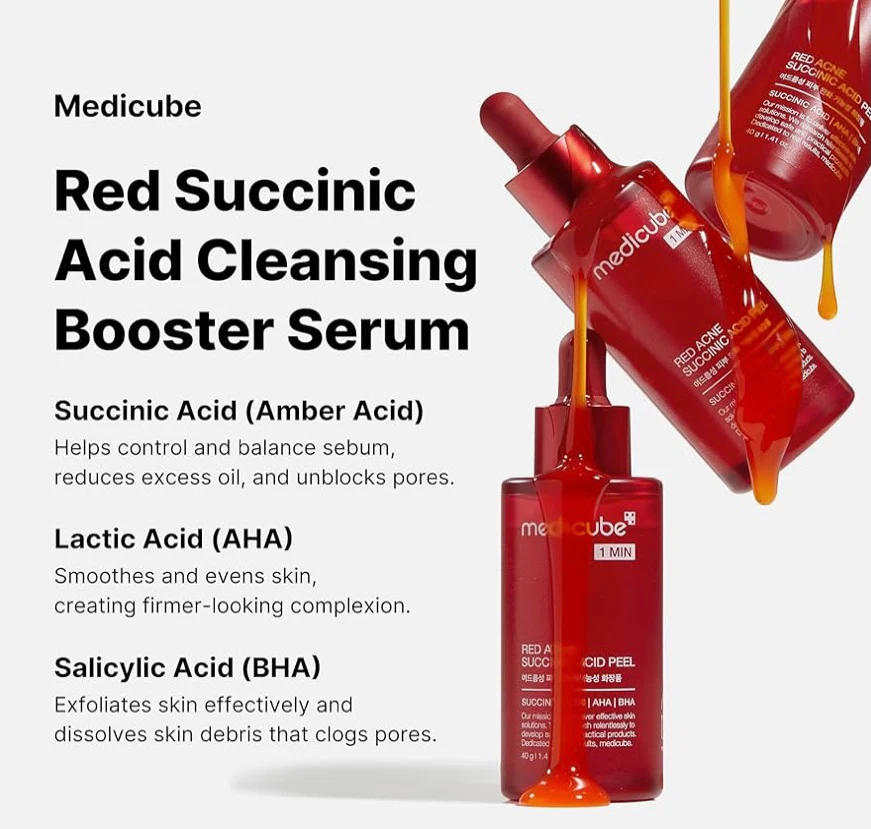 Medicube Red Acne Succinic Acid Peel 40g - Image 4