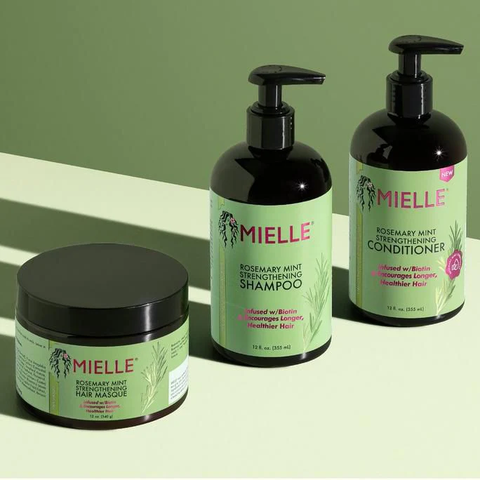 Mielle Organics Rosemary Mint Strengthening Hair Masque - Image 3