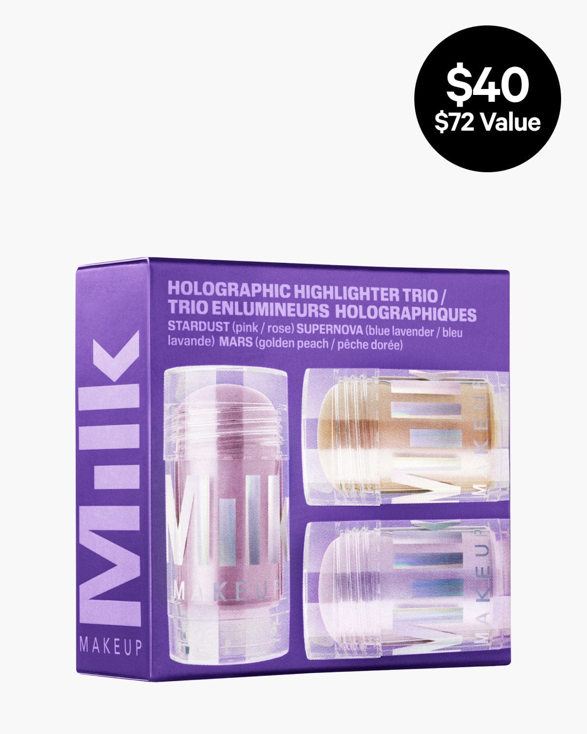 MILK Galactic Glow Set holographic highlighter trio - Image 7