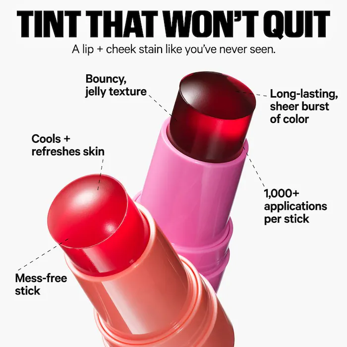 MILK MAKEUP Cooling Water Jelly Tint Lip + Cheek Blush Stain - Image 9