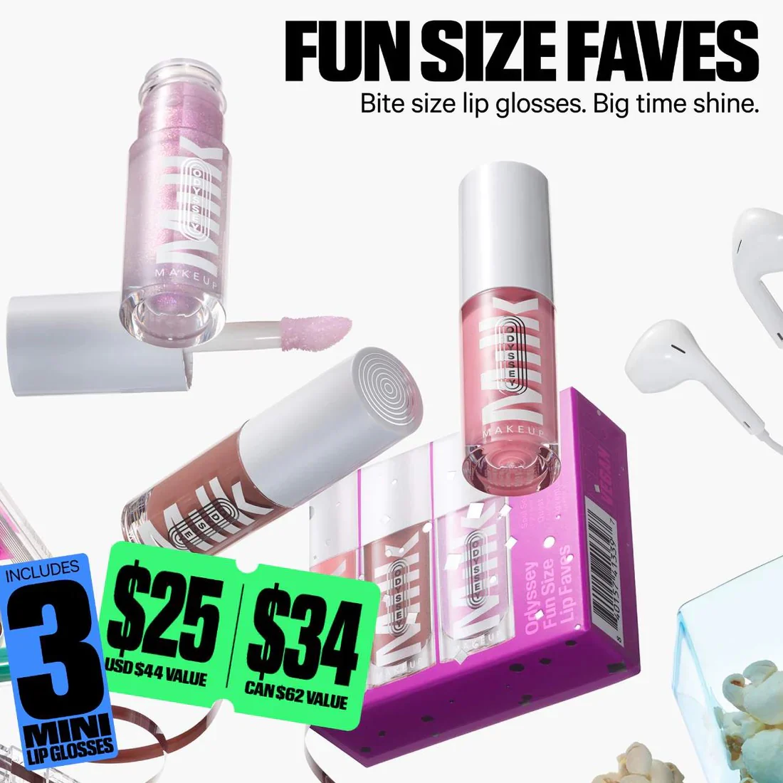 MILK MAKEUP Mini Odyssey Lip Oil Gloss Fun Size Faves Set - Image 3