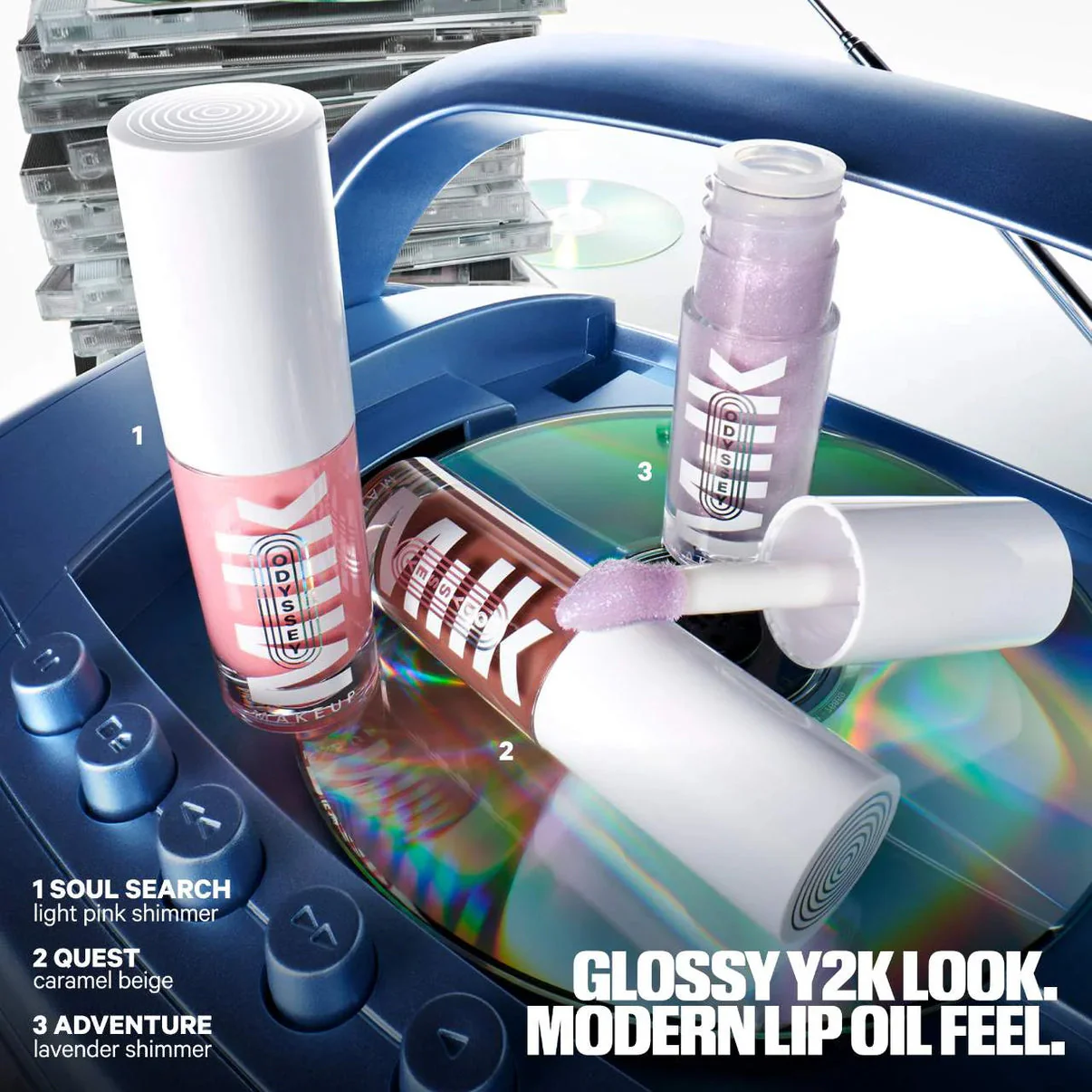 MILK MAKEUP Mini Odyssey Lip Oil Gloss Fun Size Faves Set - Image 5