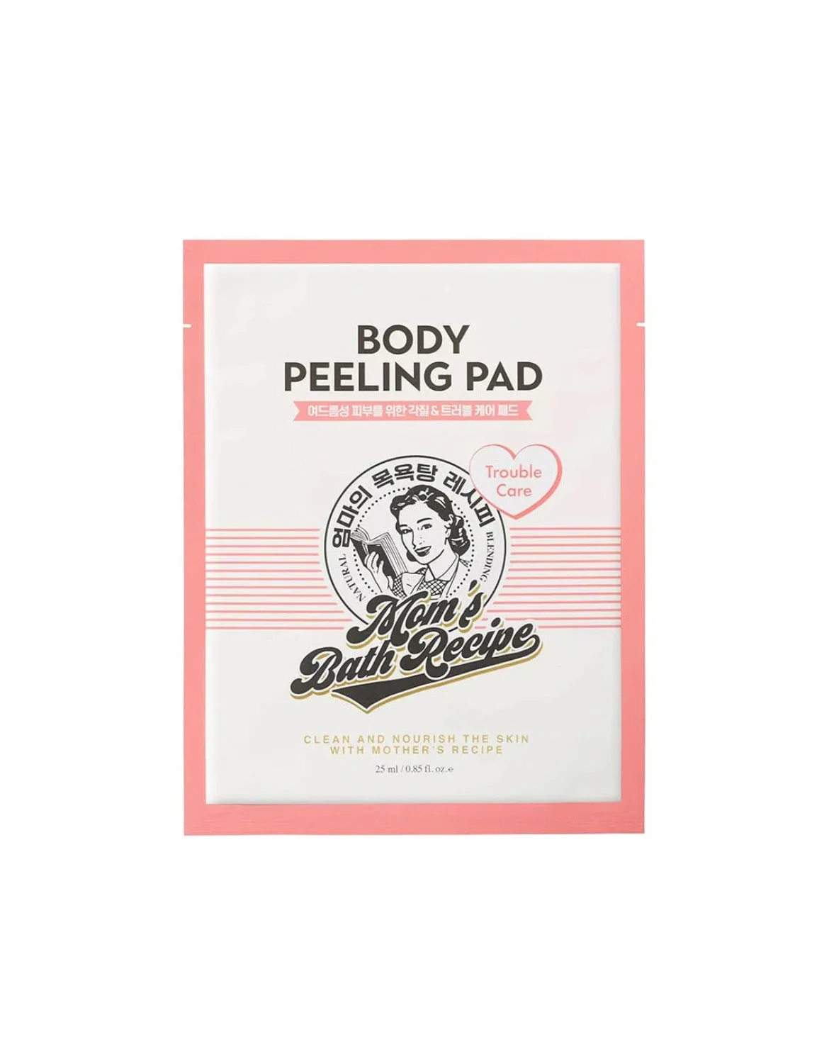 Mom's Bath Recipe Body Peeling Pad Trouble Care
